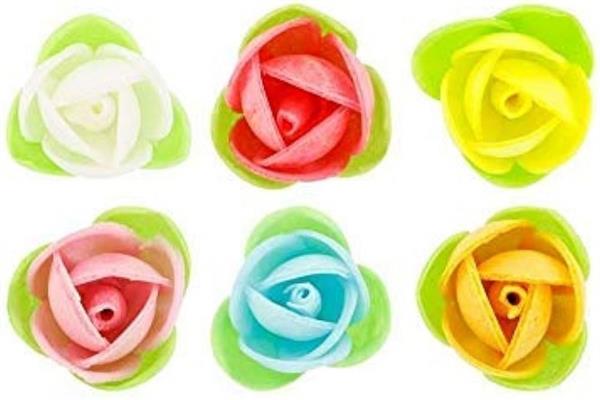 ROSE ASSORTITE C/FOGLIE PZ 180
