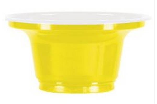 COPPETTA RAINBOW 200CC GIALLA 50PZ