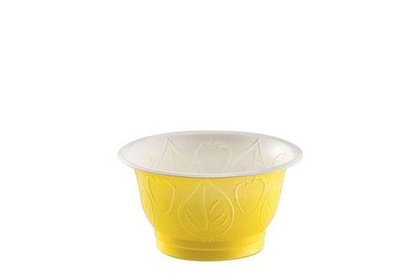 COPPETTA GELATO 80CC GIALLO PZ 100
