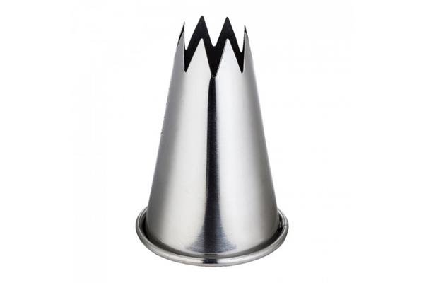 BOCCHETTE FORO STELLA  8 MM ACCIAIO