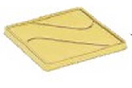 PIATTINO-D40 O  QUADRATO ORO  PZ100