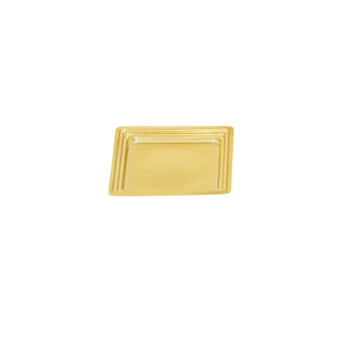 PIATTINO-D40 O  QUADRATO ORO  PZ100