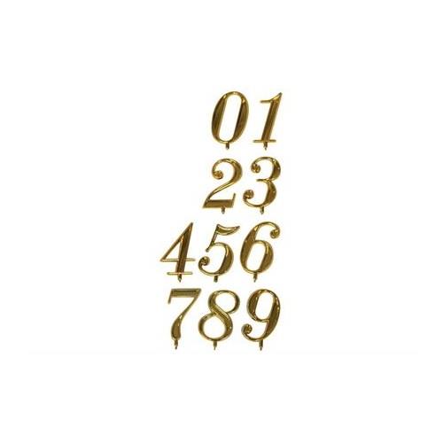 NUMERO METALLIZZATO ORO N 9 PZ 1