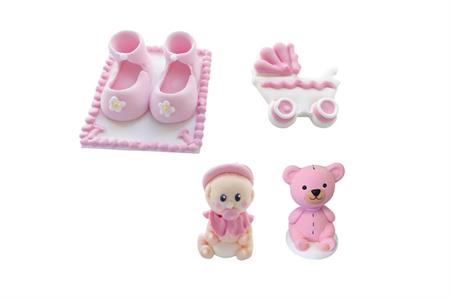 NASCITA ZUCCHERO FEMMINA KIT PZ4 - 14277