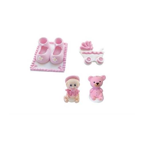 NASCITA ZUCCHERO FEMMINA KIT PZ4 - 14277