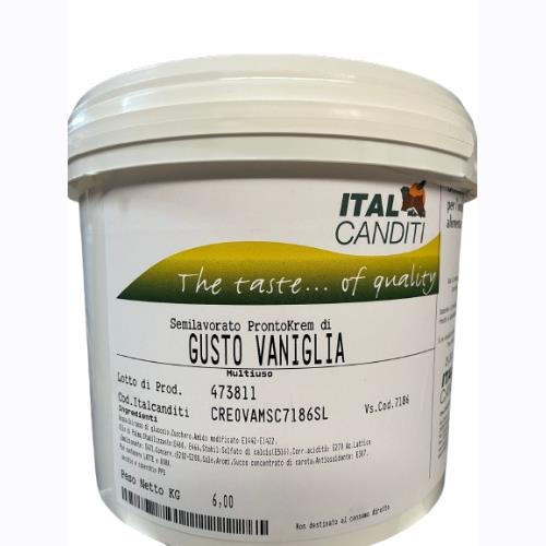 CREMA VANIGLIA KG 6