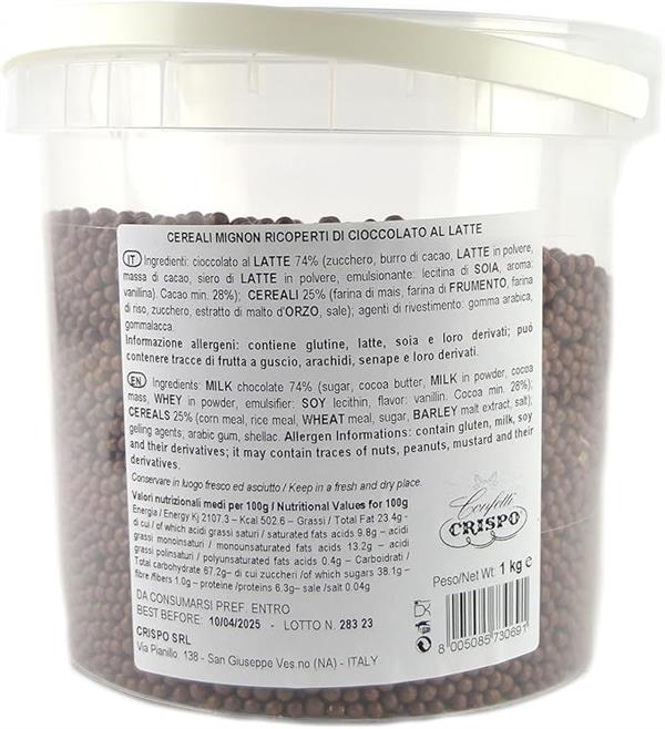 CIOCO CEREAL MIGNON AL LATTE KG1