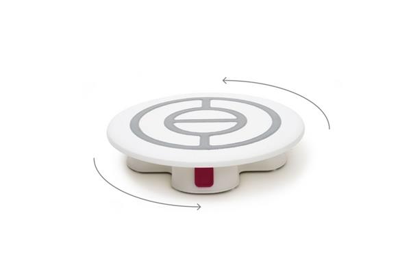 PIATTO GIROTORTA CON BASE E BLOCCO PZ 1