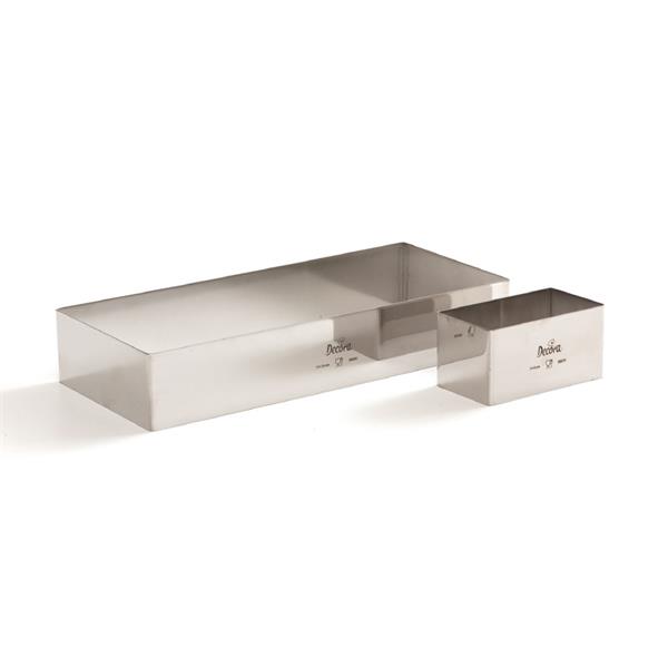SAGOMA INOX RETTANGOLO 30X20 H 4,5