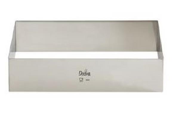 SAGOMA INOX RETTANGOLO 35X25 H 4,5