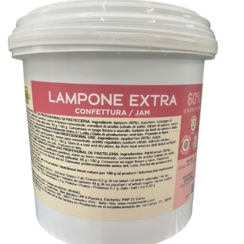 CONFETTURA EXTRA LAMPONE 60% KG 2,8