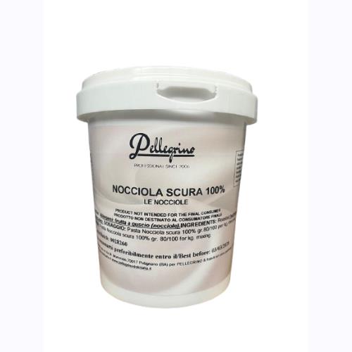 PASTA NOCCIOLA 100% SCURA KG 1