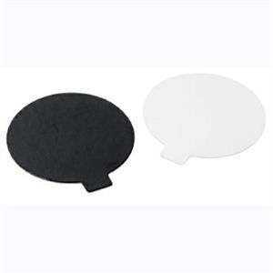 DISCO MONOPORZIONE PERLA/NERO 9,5X5,5 PZ 200