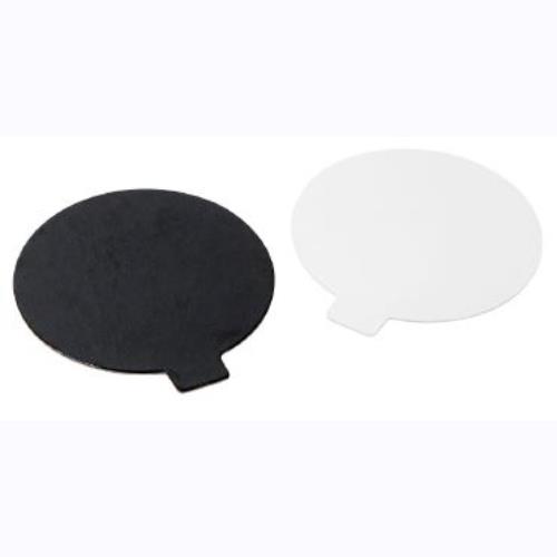 DISCO MONOPORZIONE PERLA/NERO 9,5X5,5 PZ 200