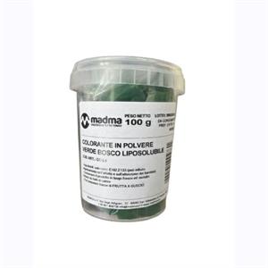 COLORANTE IN POLVERE VERDE BOSCO LIPOSOLUBILE 100 GR