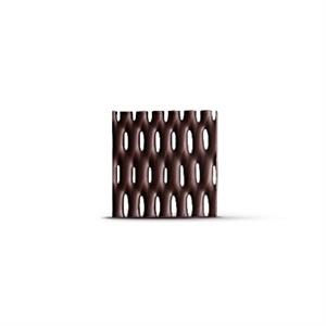 GRIGLIA QUADRATA FONDENTE 40X40MM 0,8KG