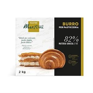 BURRO PASTICCERIA 82 % SF/CR KG 2X5 PIATTO