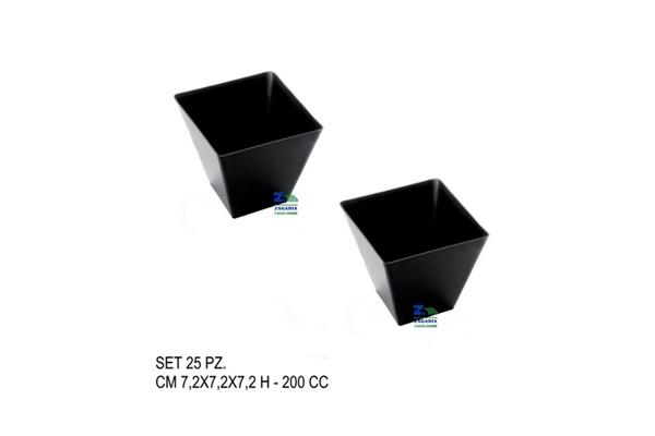 SFIZIO QUADRATO CC 130 NERO PZ 50