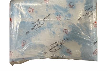 CARTA AZZURRA 75X100 CON SCRITTA  KG 10