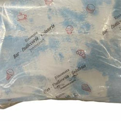 CARTA AZZURRA 75X100 CON SCRITTA  KG 10