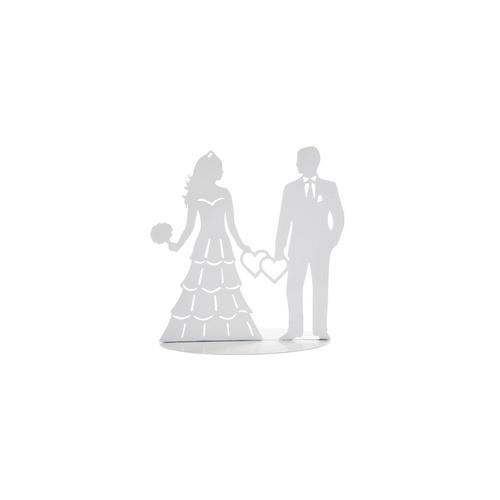 METAL WEDDING COUPLE - 10006