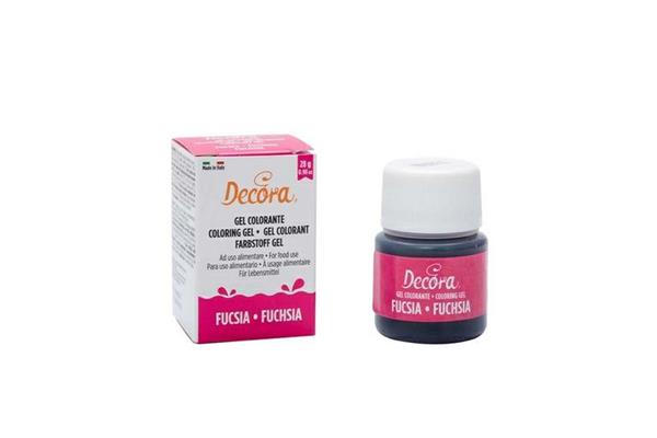 GEL COLORANTE DECORA FUCSIA 28GR