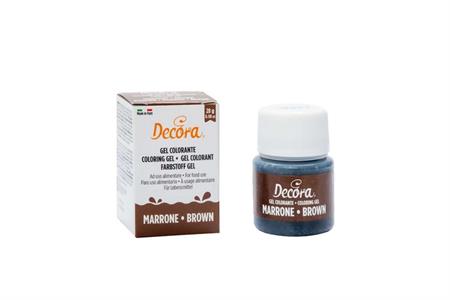 GEL COLORANTE DECORA MARRONE 28GR