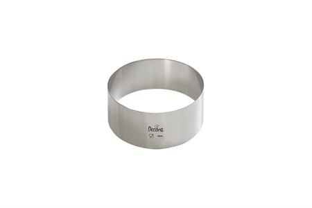 SAGOMA INOX CERCHIO 8 X H 4,5 CM