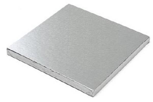CAKEBOARD SILVER QUADRATO 40X40