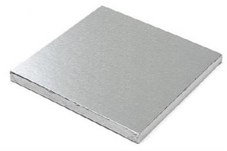 CAKEBOARD SILVER QUADRATO 45X45