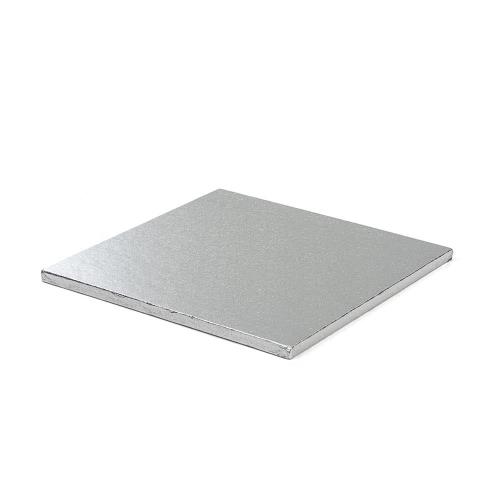 CAKEBOARD SILVER QUADRATO 45X45