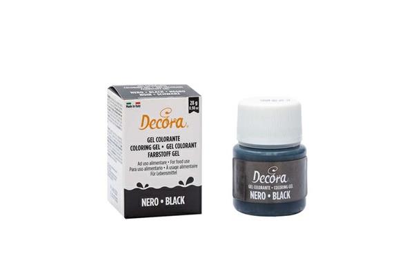 GEL COLORANTE DECORA NERO 28GR