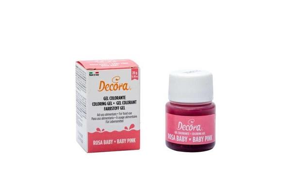 GEL COLORANTE DECORA ROSA BABY 28GR
