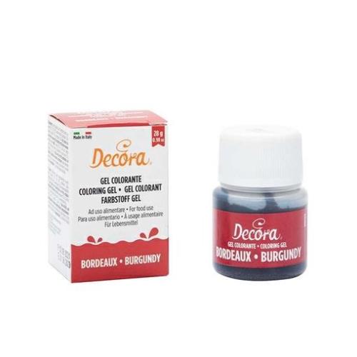 GEL COLORANTE DECORA BORDEAUX 28GR