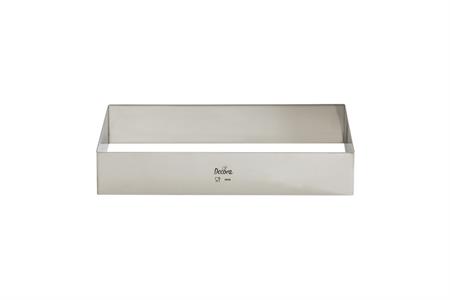 SAGOMA INOX RETTANGOLO 40X30 H 4,5