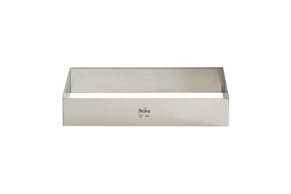 SAGOMA INOX RETTANGOLO 40X30 H 4,5